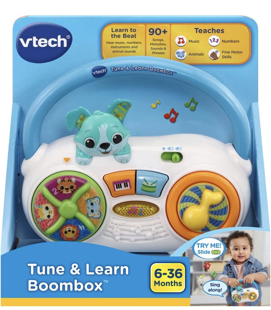 Розвиваюча музична іграшка Бумбокс VTech Tune and Learn Boombox