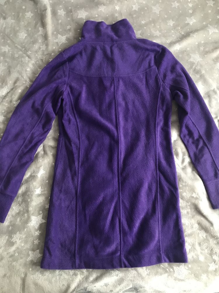 Fioletowa bluza polarowa tunika polar rozm. 42 XL #1