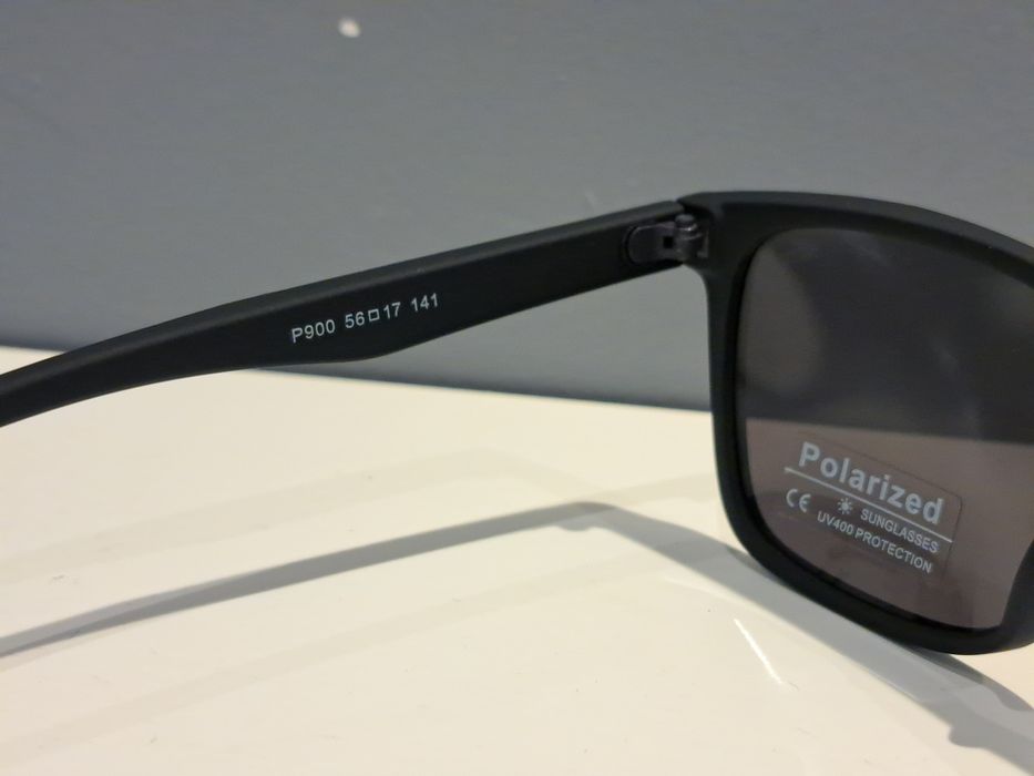 LACOSTE męskie nowe polaryzacyjne okulary czarne logo filtr uv 400