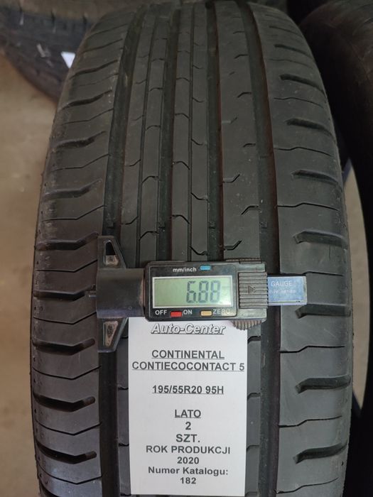 195/55R20 95H Opony Letnie 2 szt. Continental