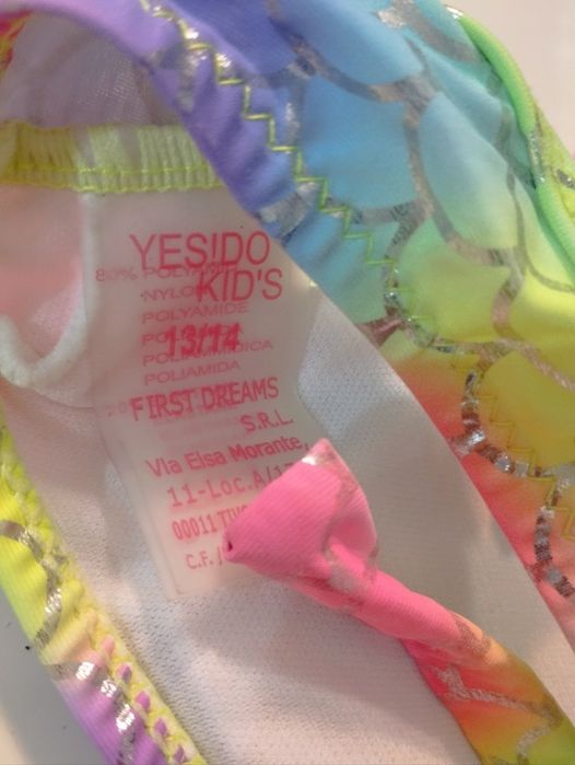 Bikini Colorido Novo da Yes Do Kids