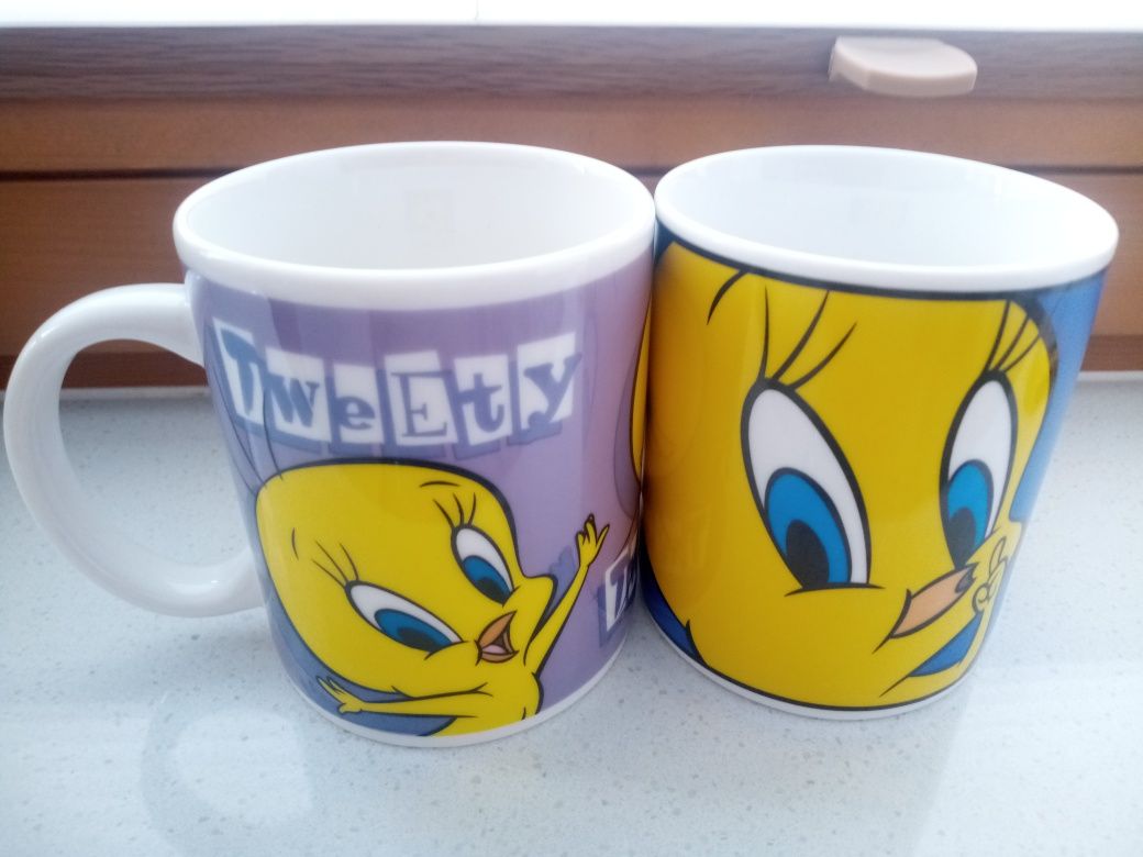 Zestaw 2 kubków Tweety Looney Tunes