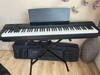 Yamaha pianino elektryczne P-125 statyw pokrowiec Canto  zasilacz
