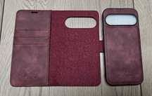 Pixel 9 / 9 Pro Etui Cover plecki Etui z klapką Jakość Skóra ekolog.