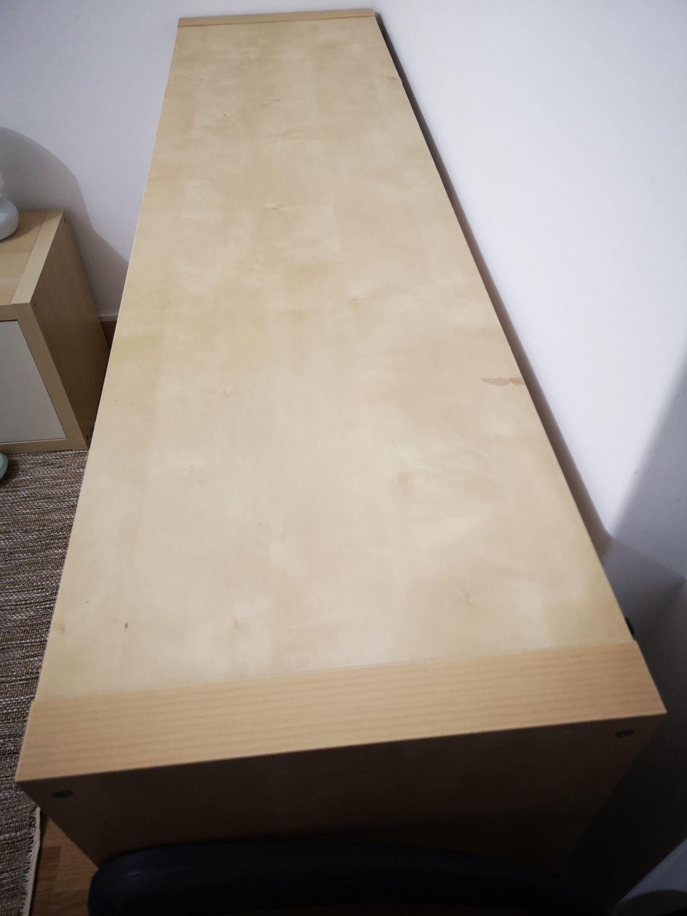 Estante Kallax com porta de vidro + acessórios