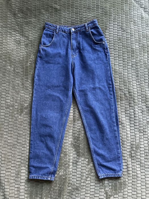 Джинсові штани MOM з утепленням