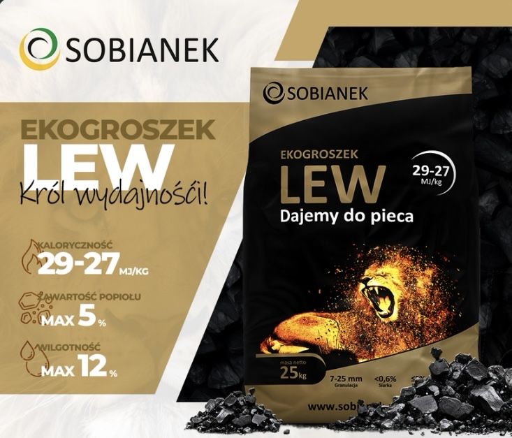 Groszek ekogroszek Lew DOSTAWA GRATIS