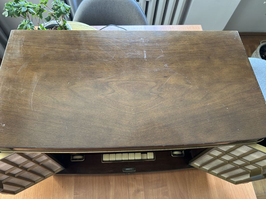 Stare Radio Lampowe Nie Saba Siemens Schatulle H52 Vintag Antyk Unikat