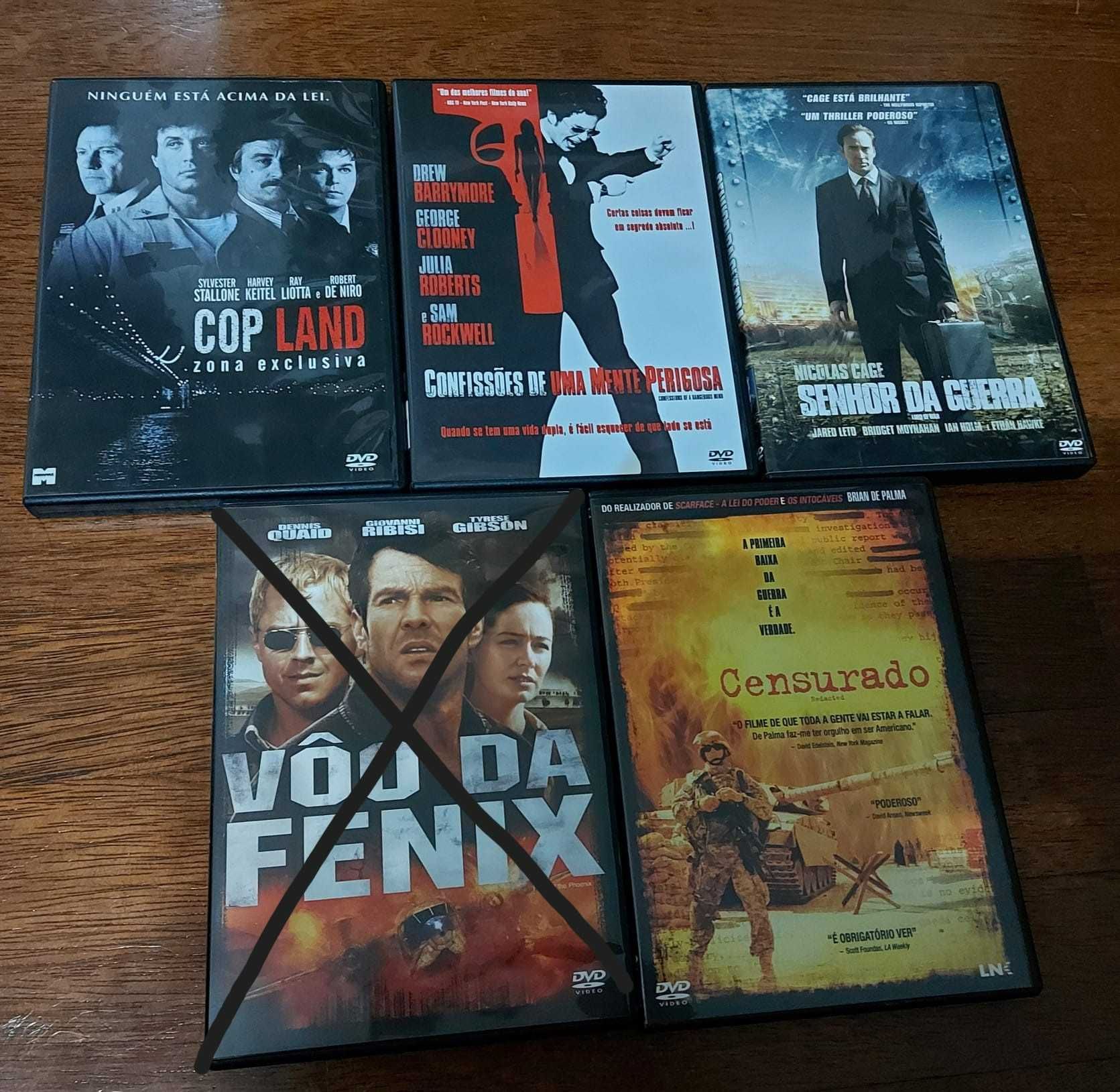 Lote #6 - 9 DVDs Ação