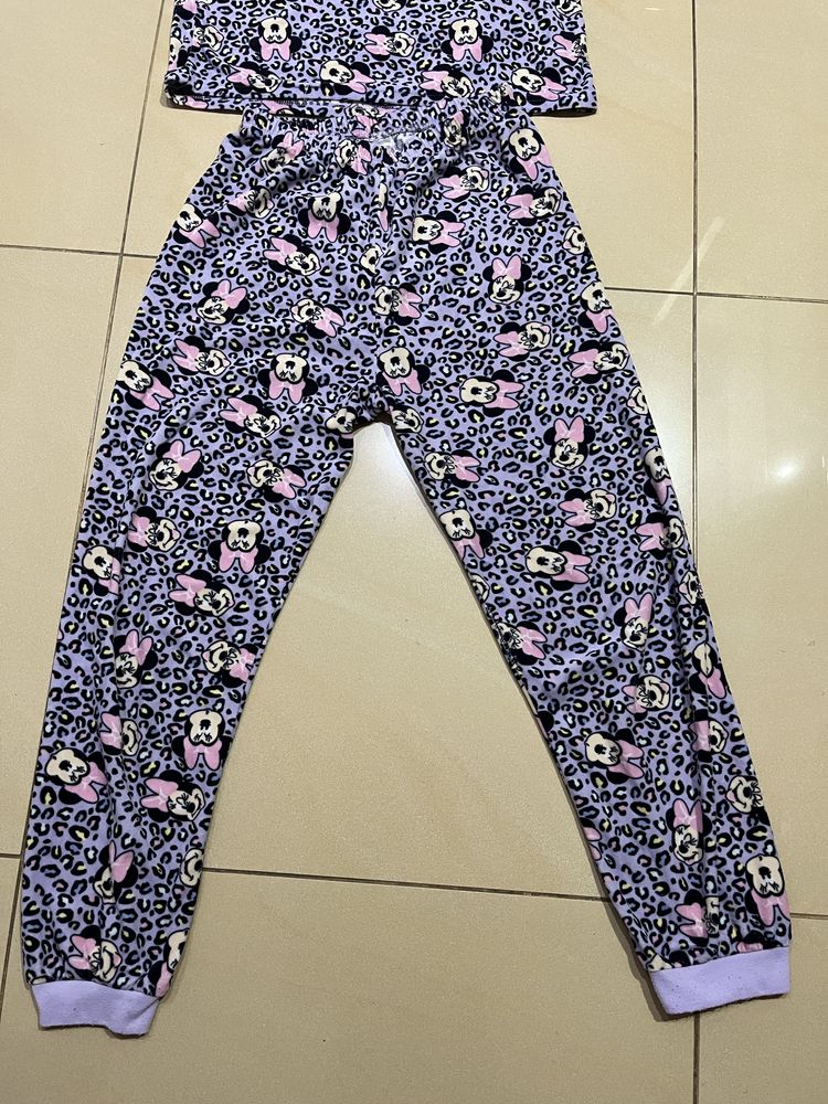 Piżama welurowa Minnie Mouse
