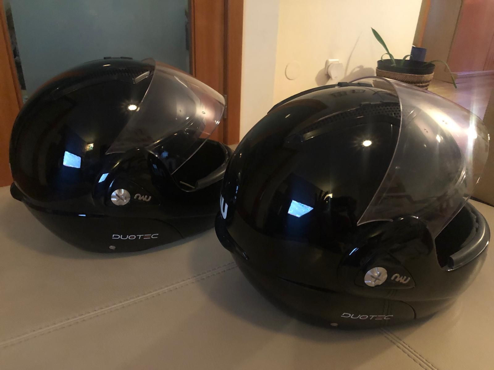 Capacetes Nau N70 duotec c/ Bluetooth e viseira solar