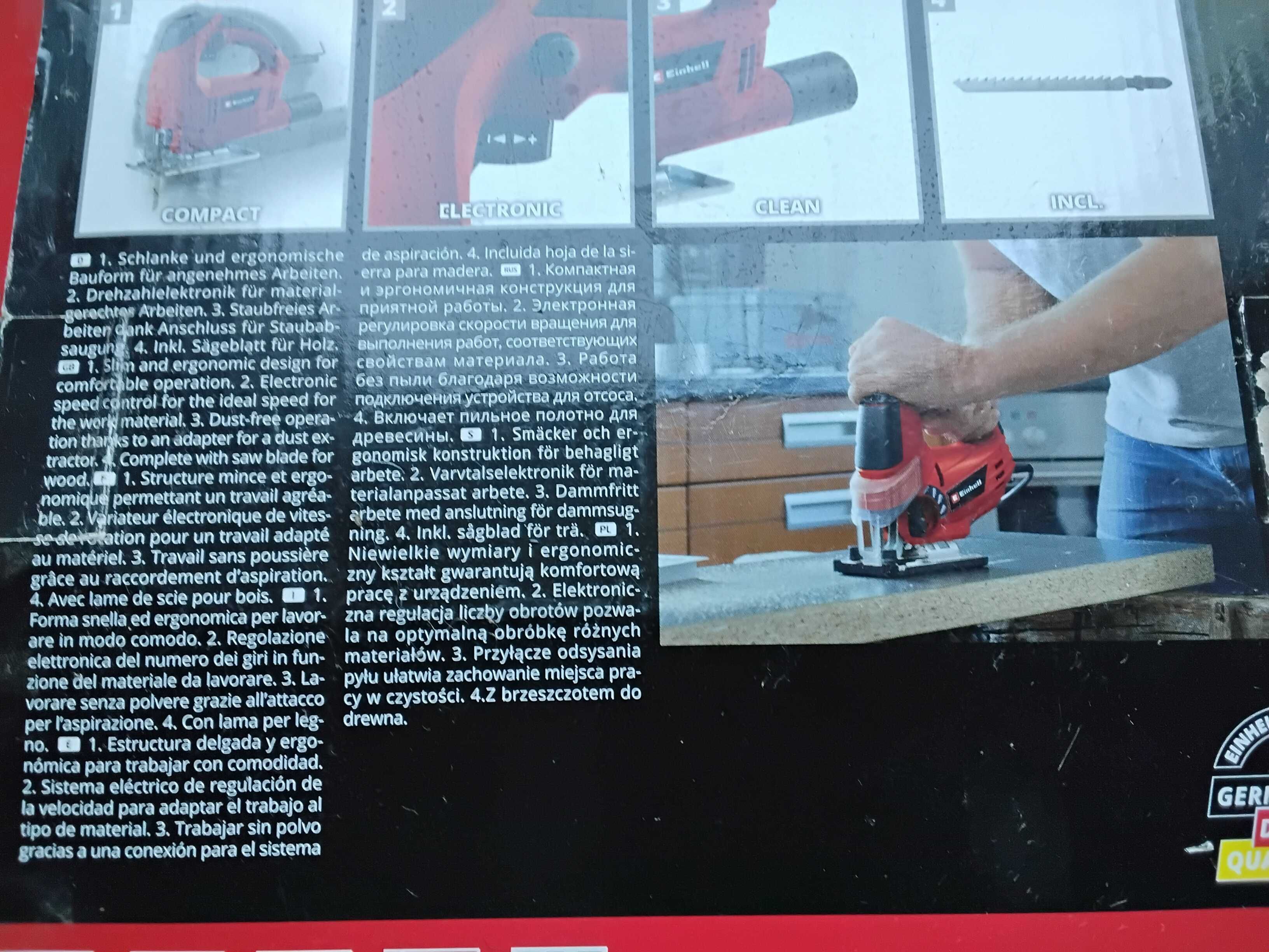 Электролобзик Einhell TC-JS 60/1