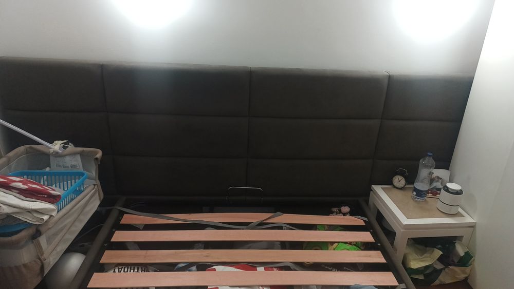 Cama de casal com cabeceira