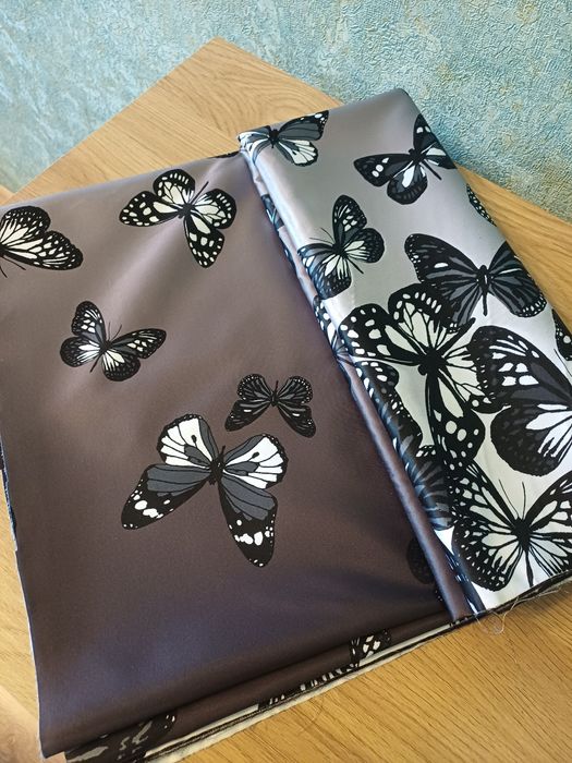 Тканина Метелики ширина 1,5м х 2 м(погоних)