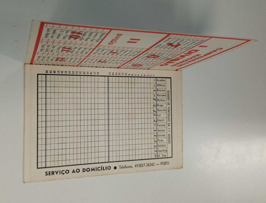 Calendário Campeonato Nacional de Futebol: época 1975/76
