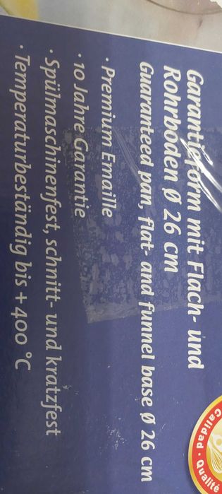 Tortownica z 2 spodami 26 cm Dr.Oetker -