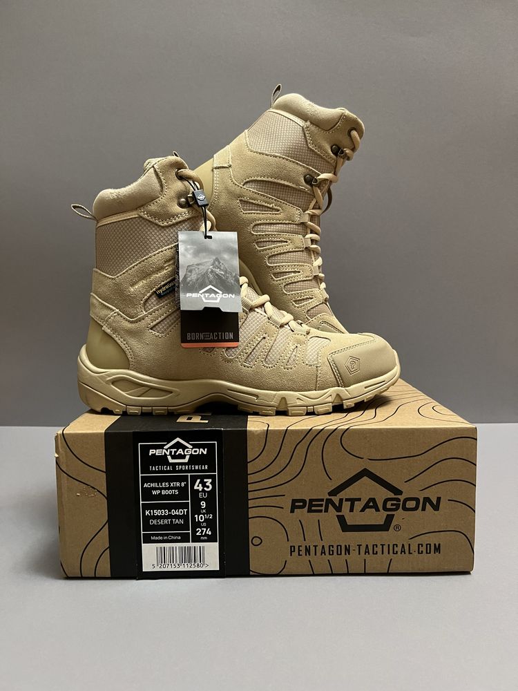 Pentagon Achilles Tactical XTR 8" Desert Tan