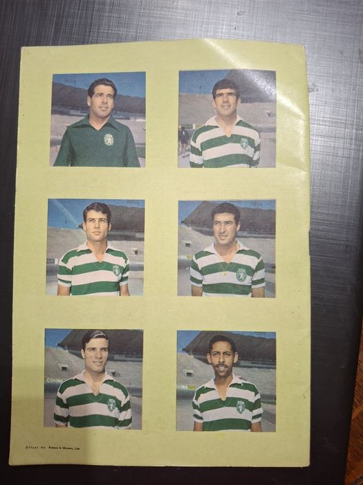 Rara revista comemorativa sporting taça das taças 1964
