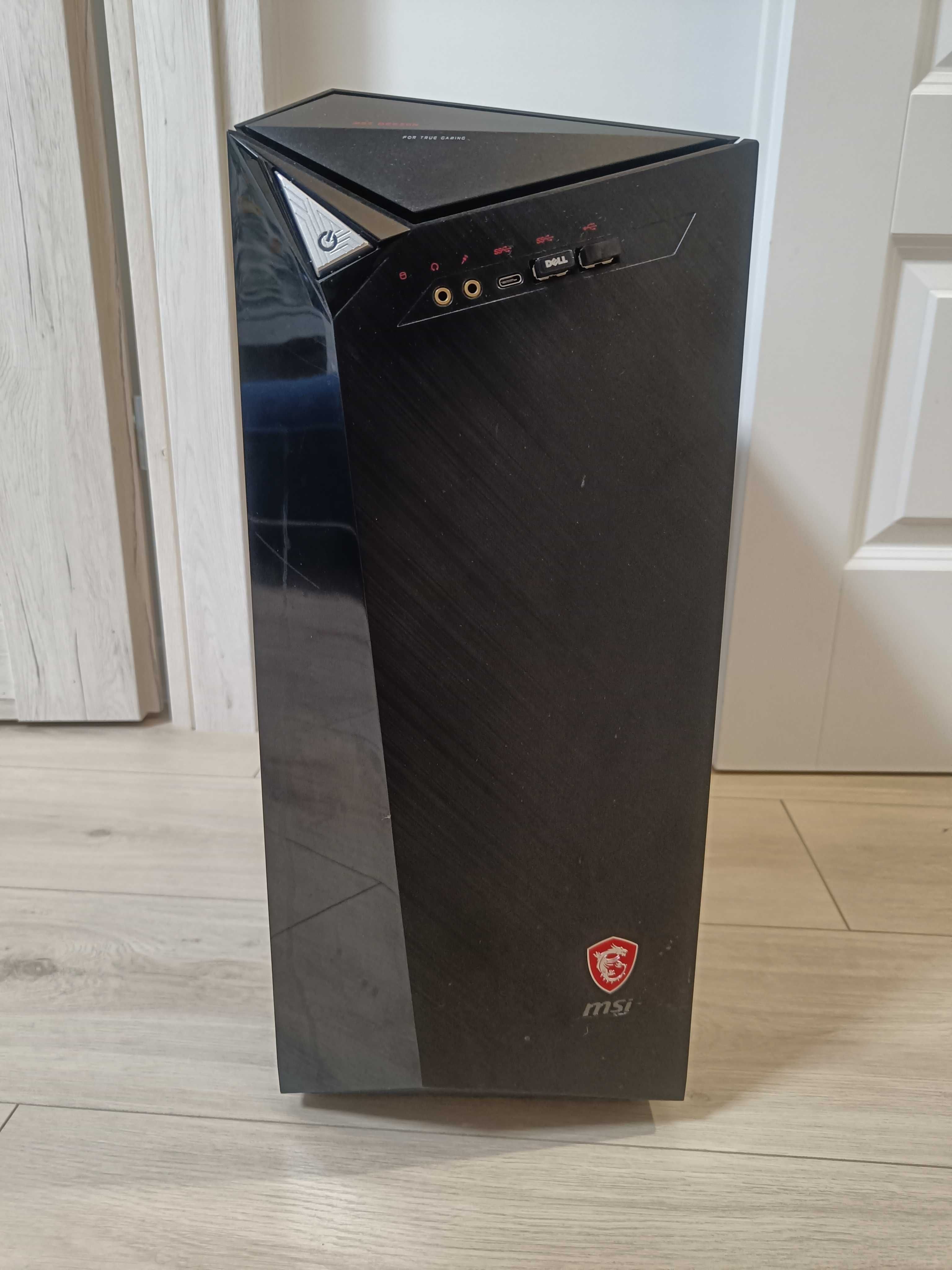 Zestaw z komputerem gamingowym MSI 24" i5 9400F GTX1660 SSD