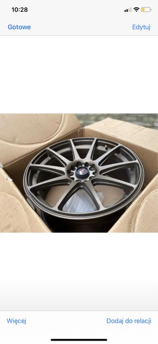 Piekne felgi Japan racing JR 18