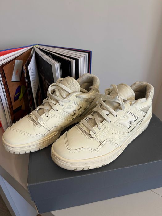 кросовки оригинал New Balance 550 Cream White Sneakers Size 11