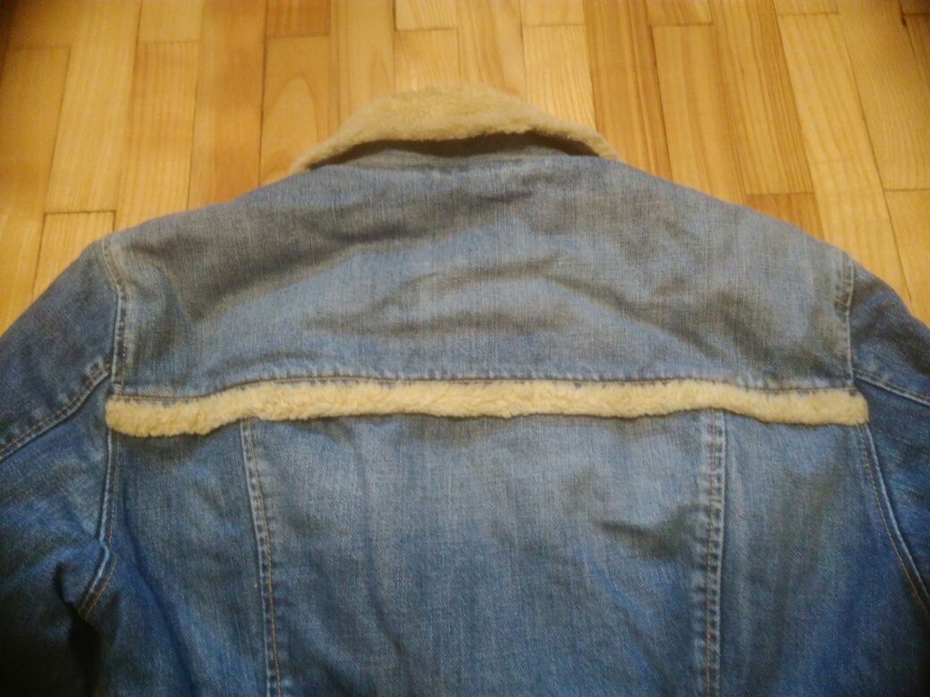 katana jeans z kożuszkiem damska Levi's L