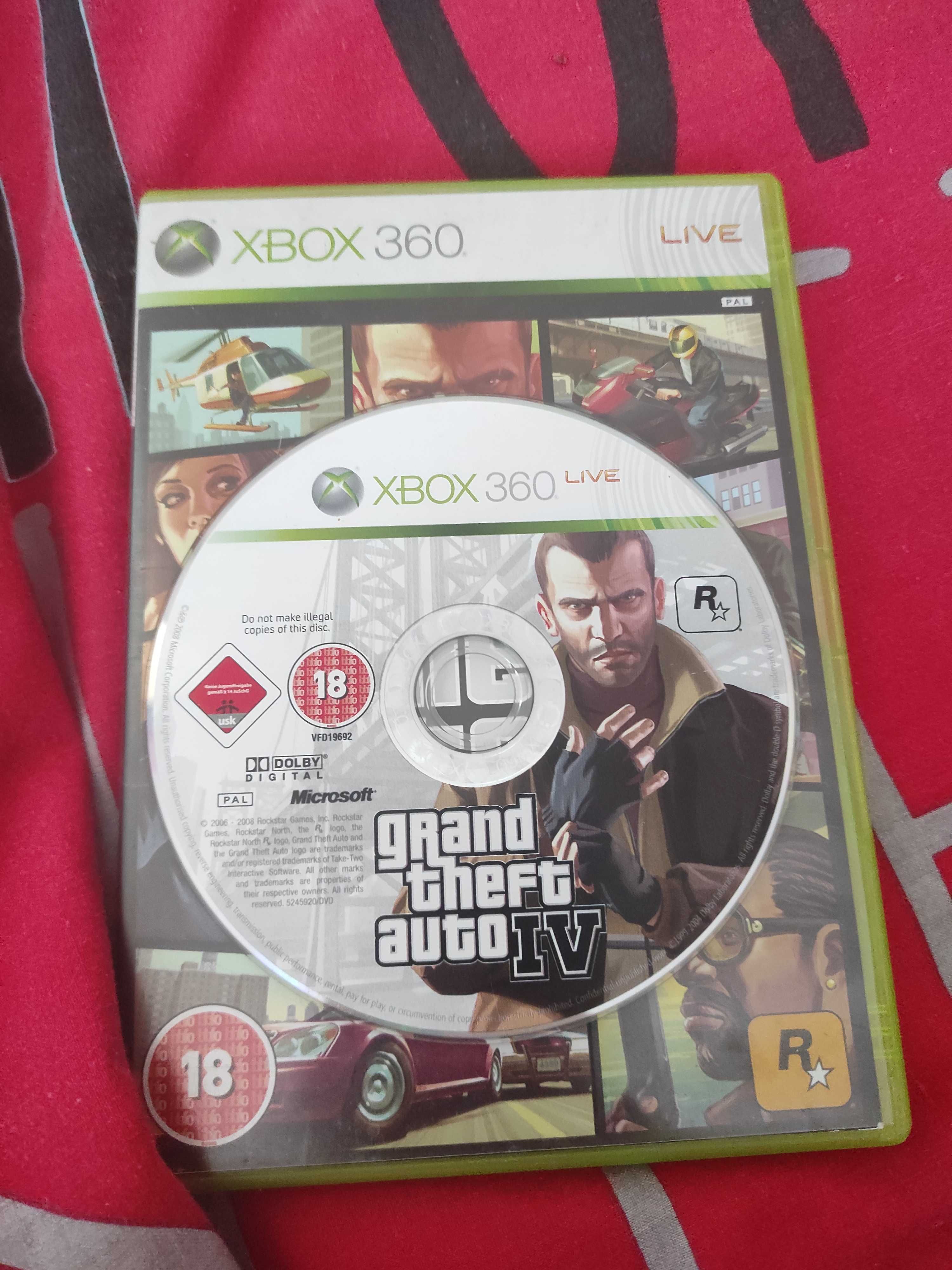 Gry Xbox 360 ( gta IV, assassin Creed III )