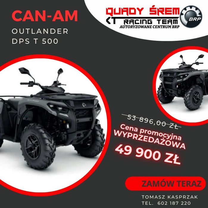 Can-Am Outlander OUTLANDER DPS 500 T 2024 Od ręki!