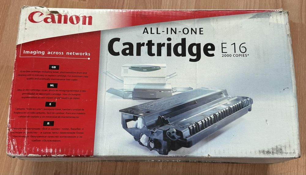 Оригинальный картридж canon e16