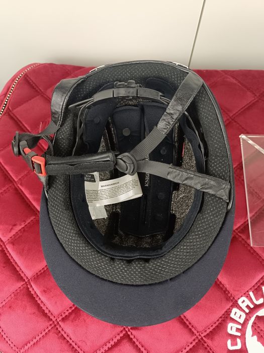 55;56;57 Kask jeździecki S-M KnightsBridge granatowy