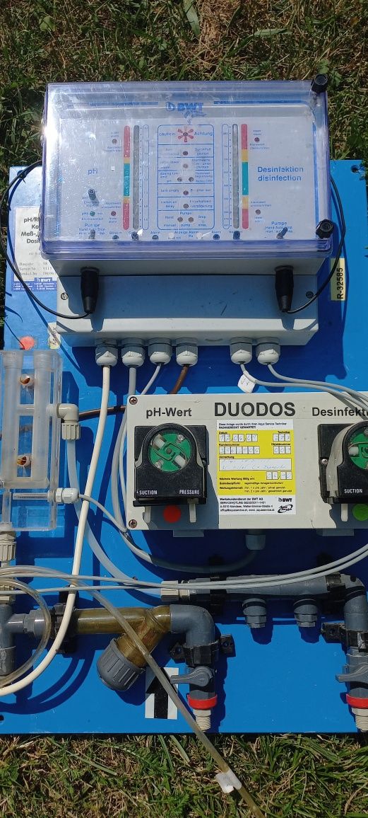 System dezynfekcji i sterowania basenem . Generator chloru