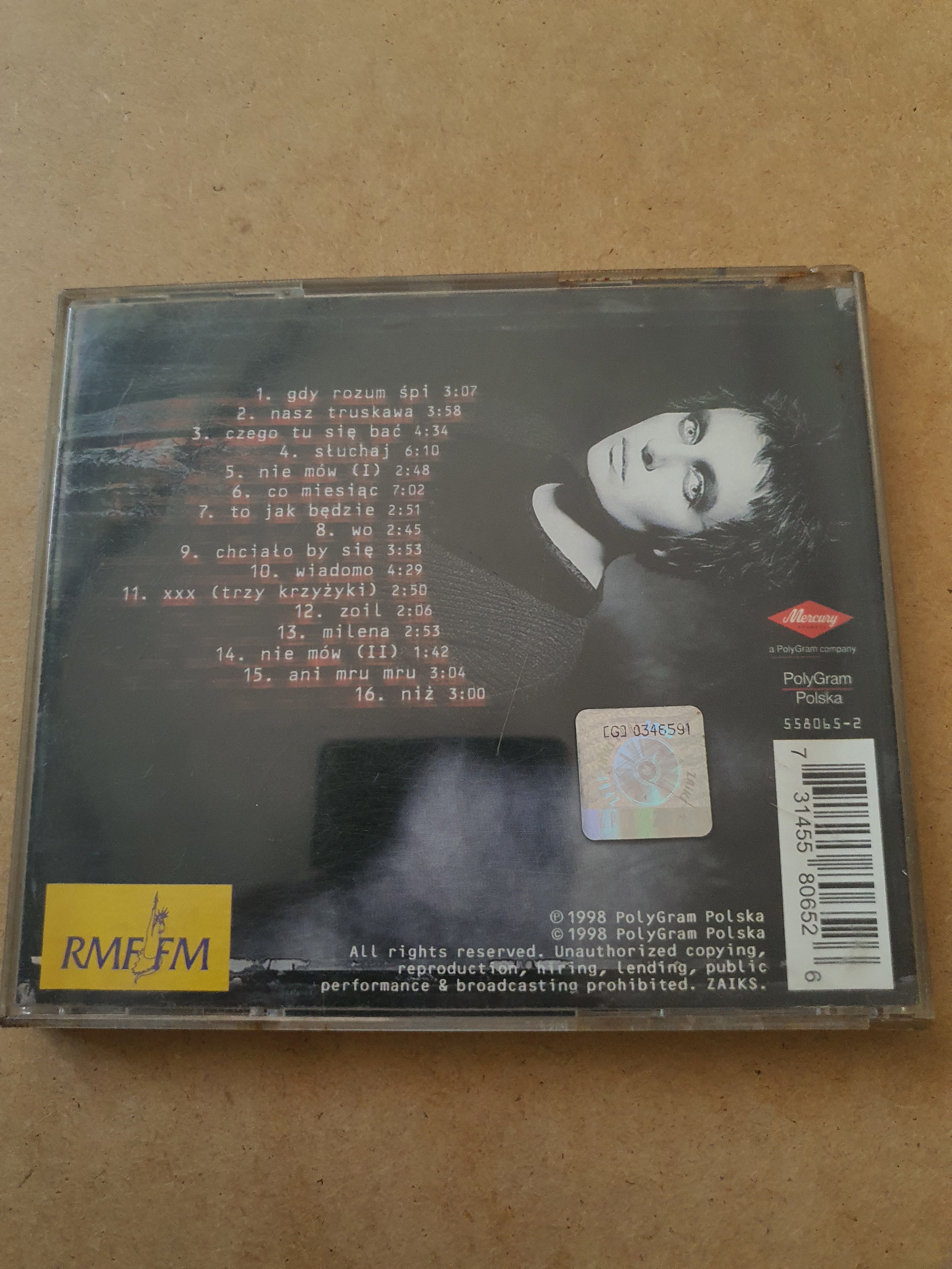 Płyta CD Katarzyna Nosowska - Milena 1998 I Wydanie