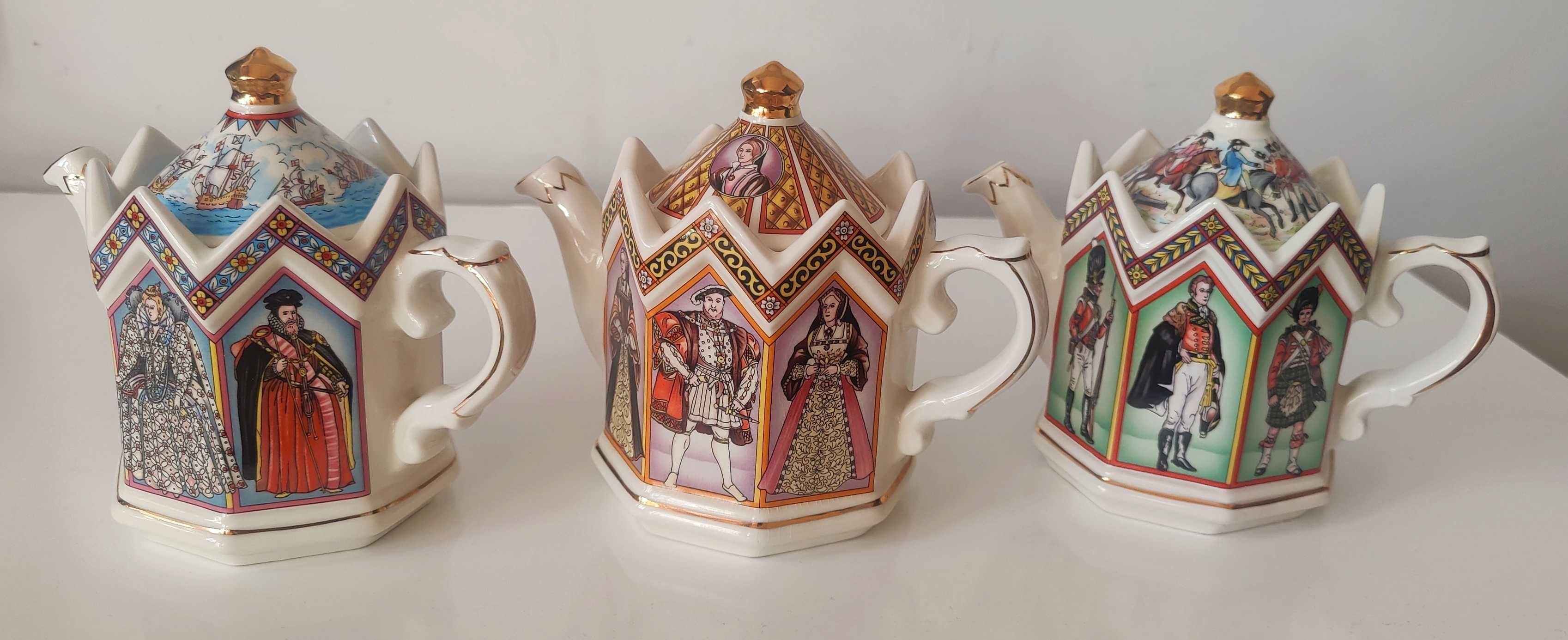 Stary Porcelanowy Czajniczek Sadler Kolekcjonerski Unikat