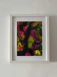 Pintura abstrata em acrílico