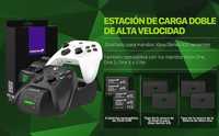 Base carregamento +4 baterias 2200 mah para Comando Xbox