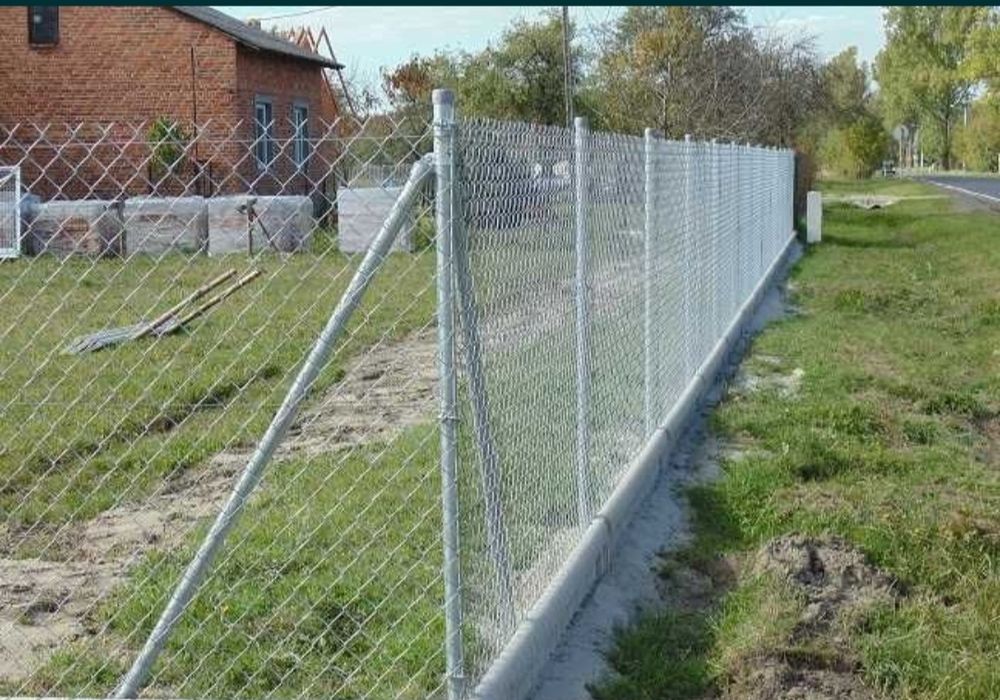 35 ZŁ za Kompletne ogrodzenie z siatki ocynkowane 1,5m,siatka ocynk