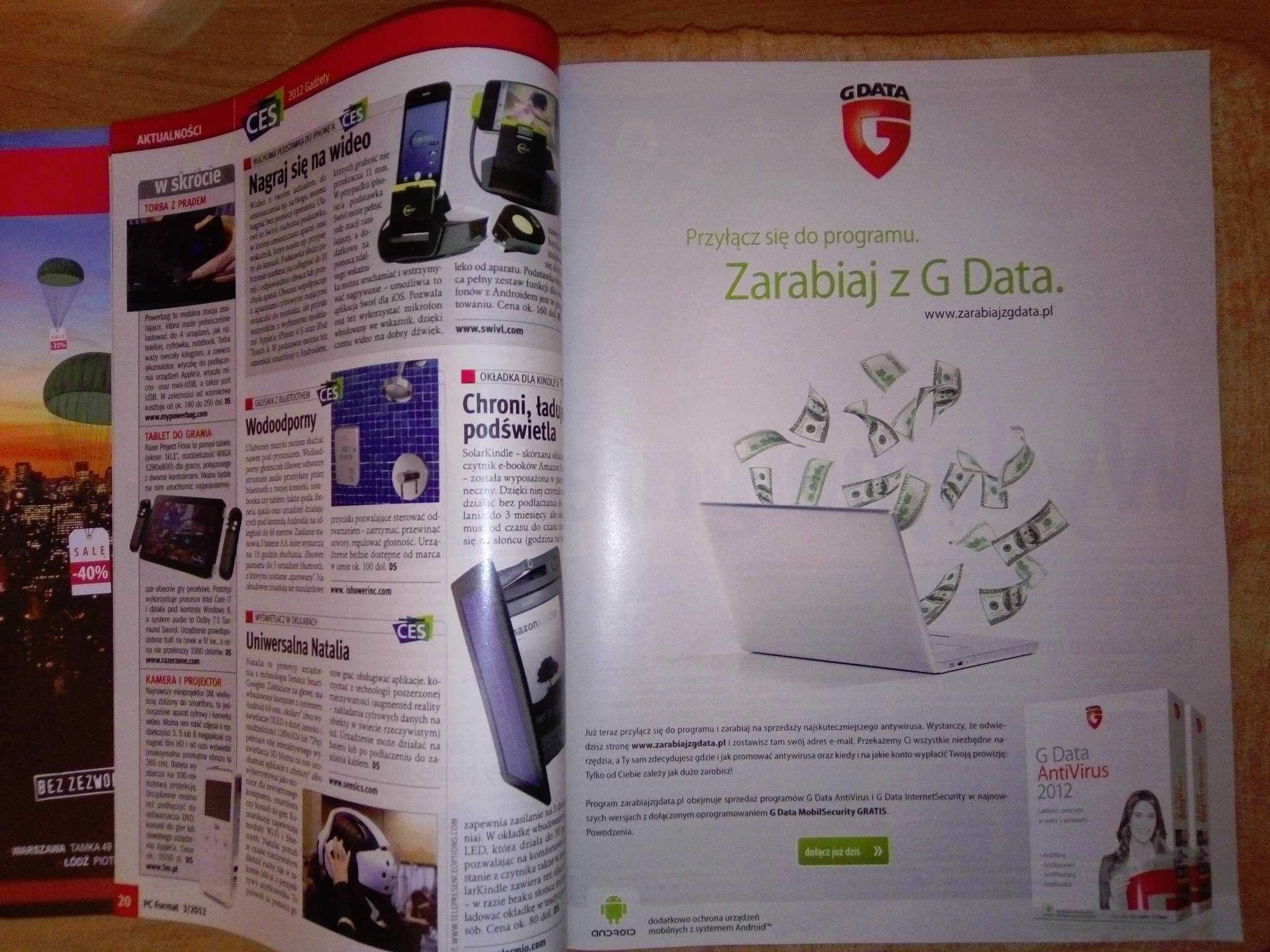 PC Format 3 2012 marzec (139) Gazeta + płyta CD Czasopismo