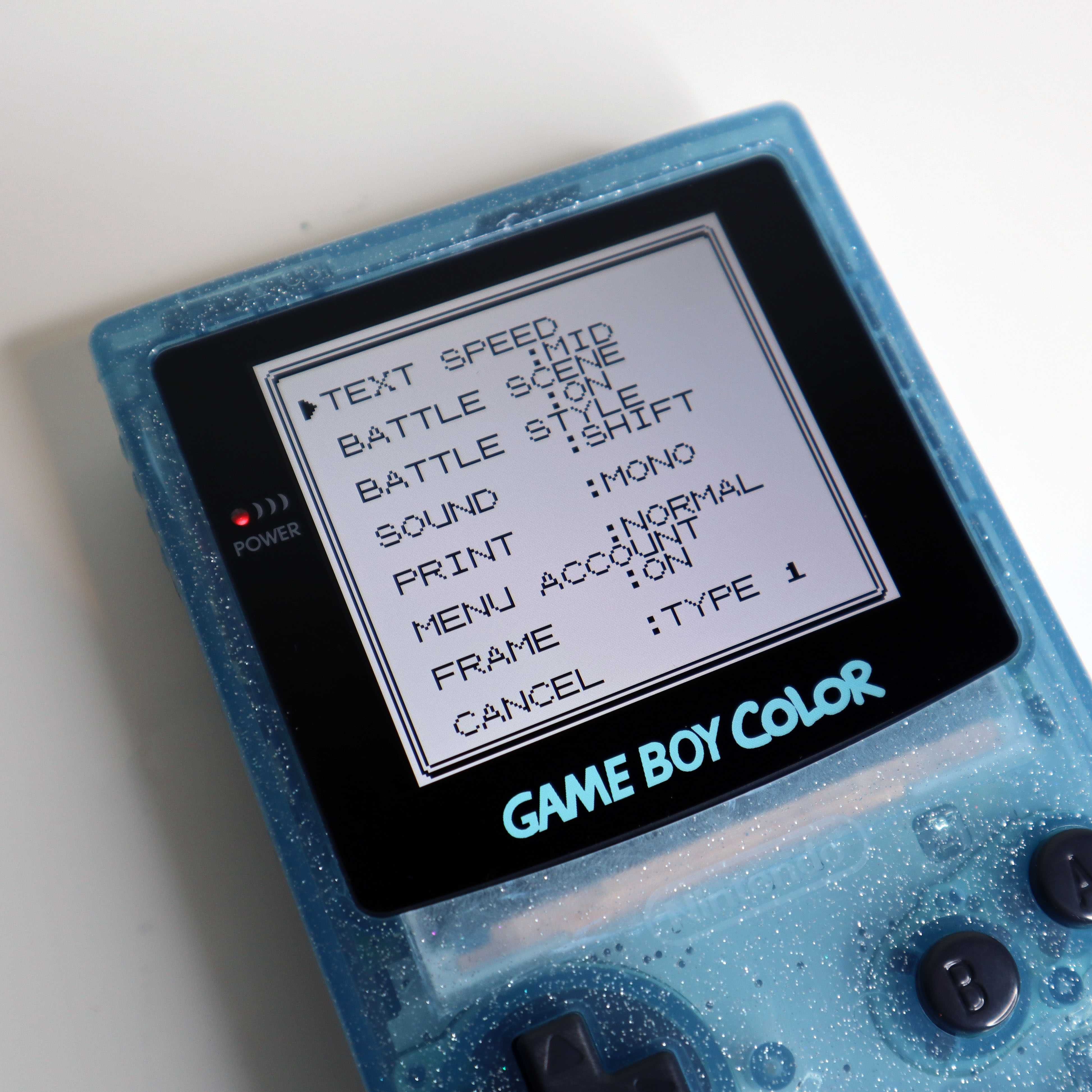 Nintendo Game Boy Color + Duży IPS ekran w kolorze + Pokemony Crystal