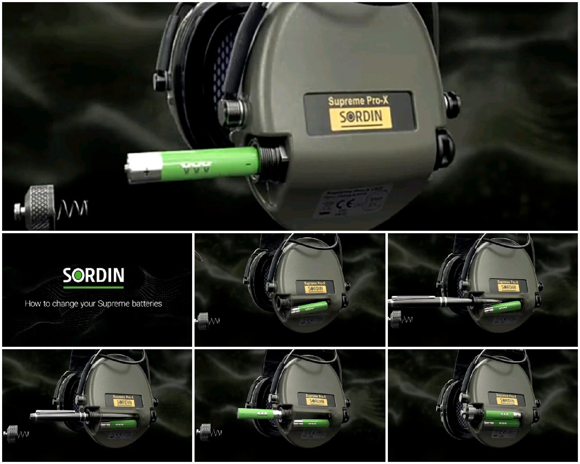 Наушники SORDIN Supreme Pro X под шлем