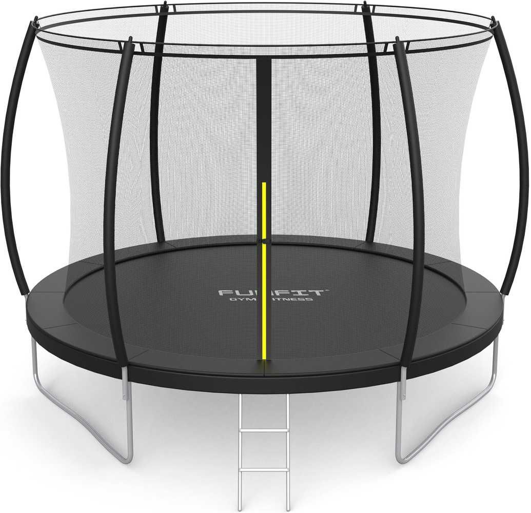 Trampolina Ogrodowa Premium 312cm Siatka Drabinka Bezpieczna Dzieci