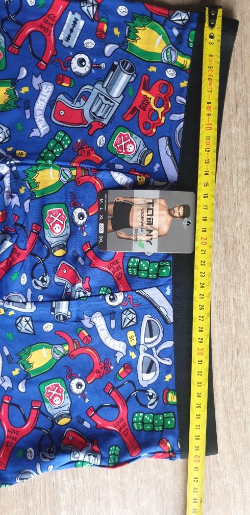 2×męskie majtki bokserki 2XL
