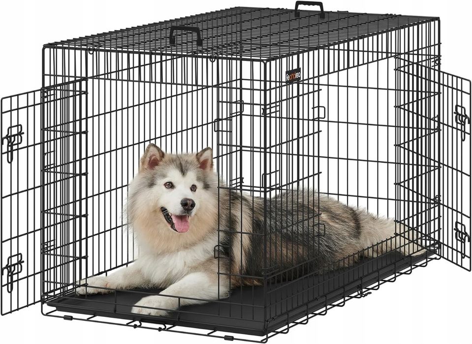 Klatka Kojec dla psa XXL Transporter Kennel 136 x 87 x 79 cm
