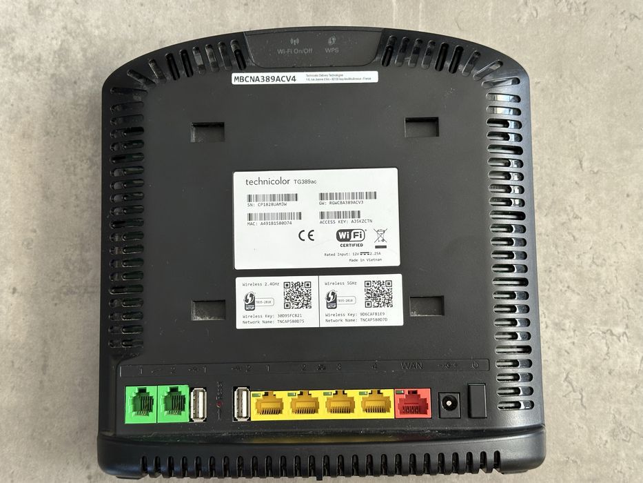Router Technicolor TG389AC