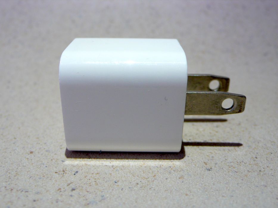 Carregador de parede para fichas EUA Apple 5W USB Power Cube