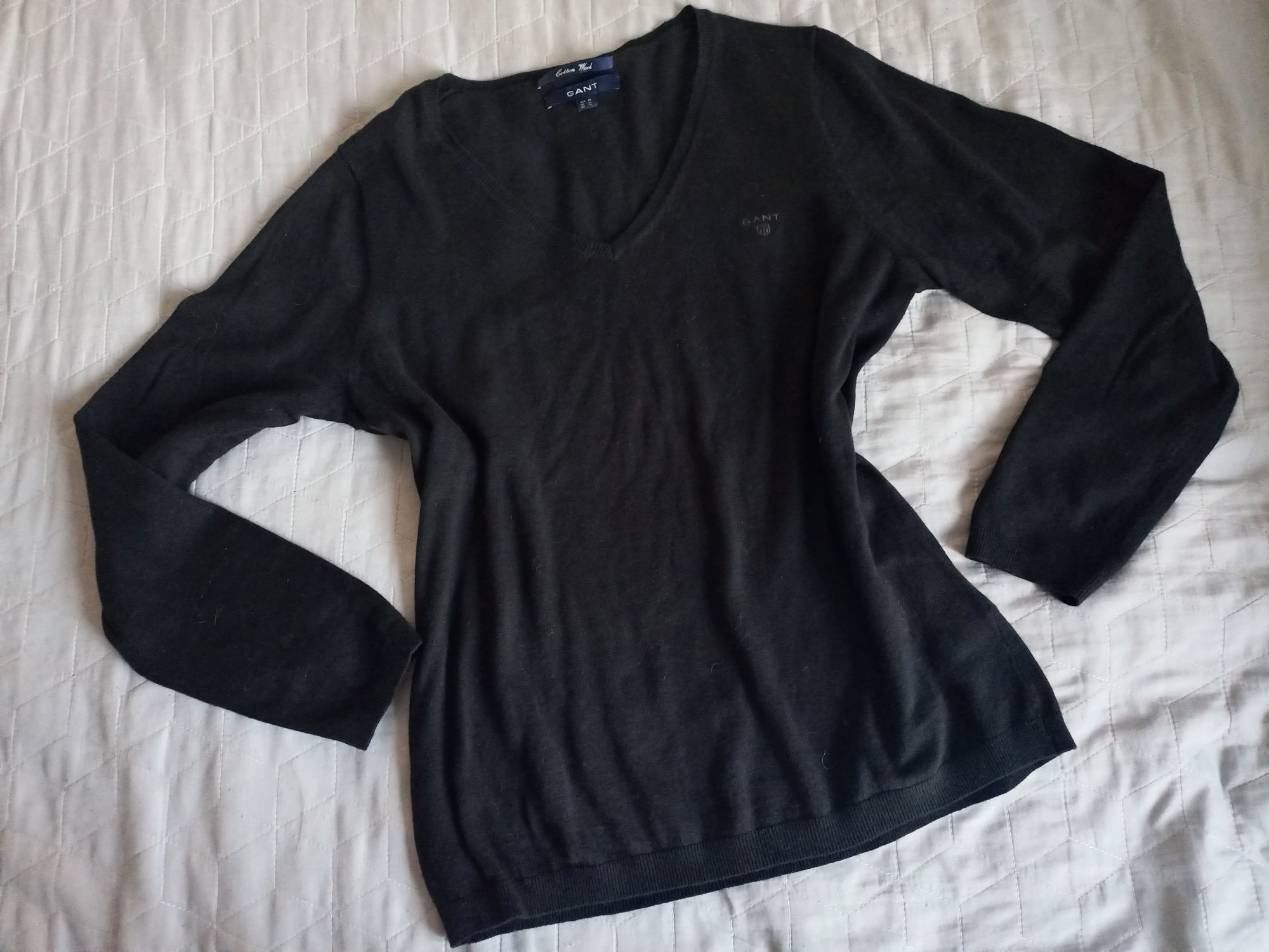 Gant sweter premium wełna XL L