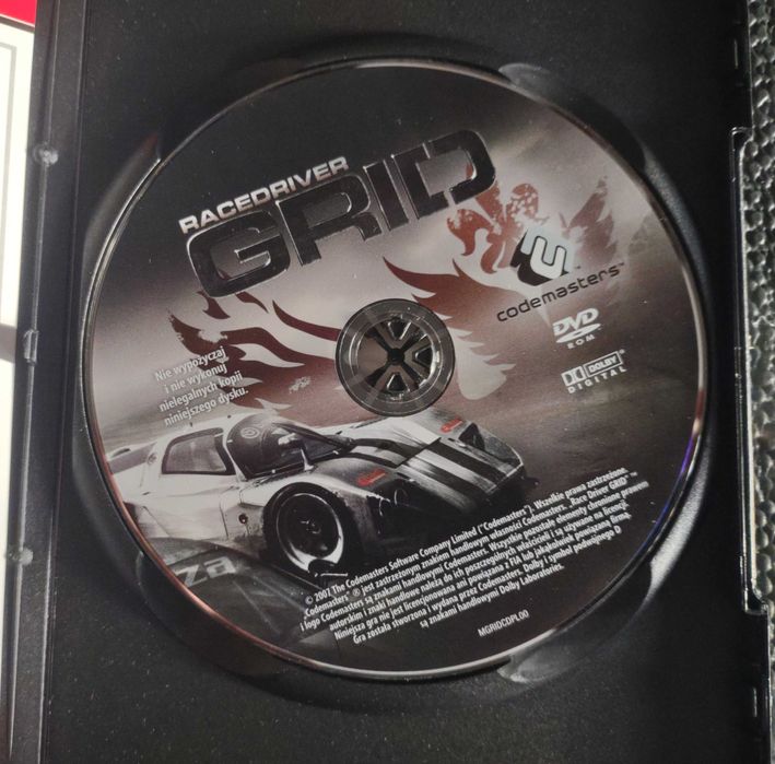 Gra komputerowa - Racedriver GRID- DVD
