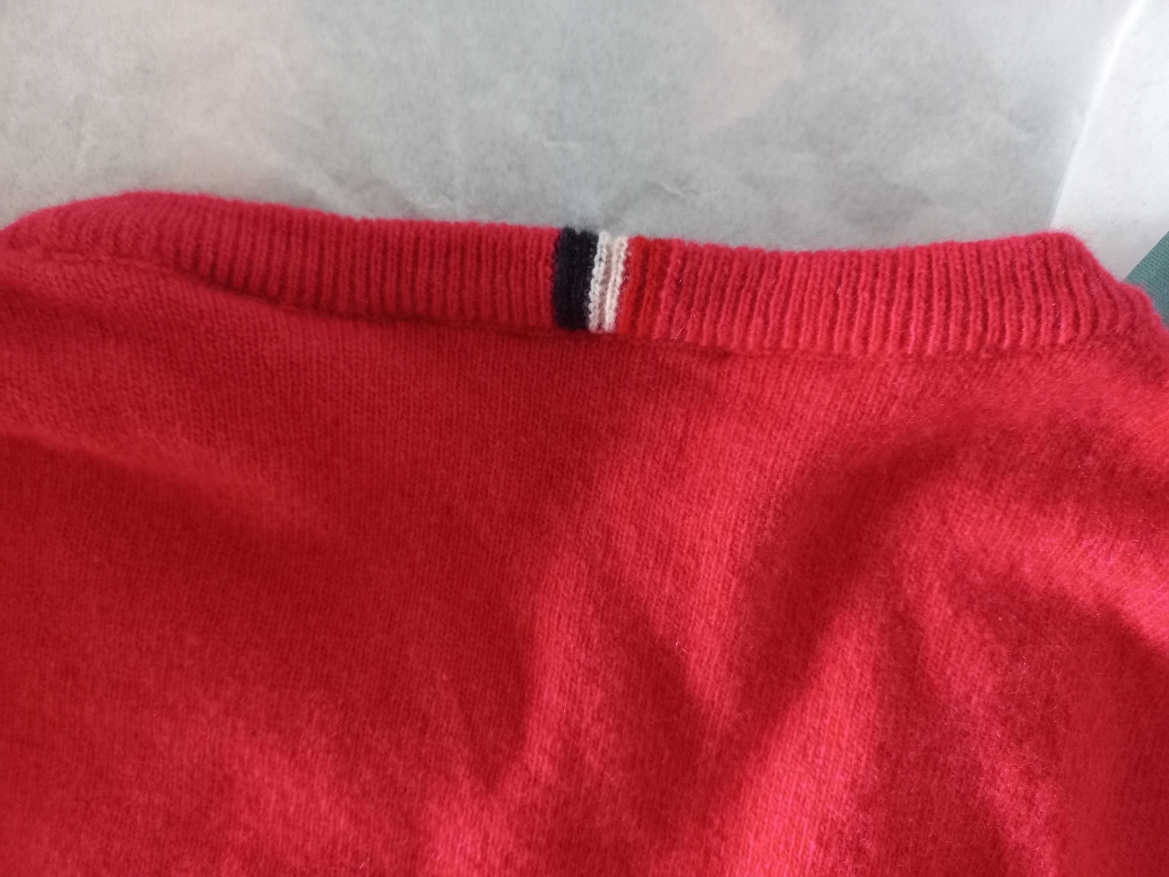 U.S. Polo sweterek malinowy IDEAŁ  XL