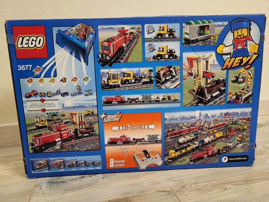Конструктор LEGO (ЛЕГО) City 3677 Red Cargo Train