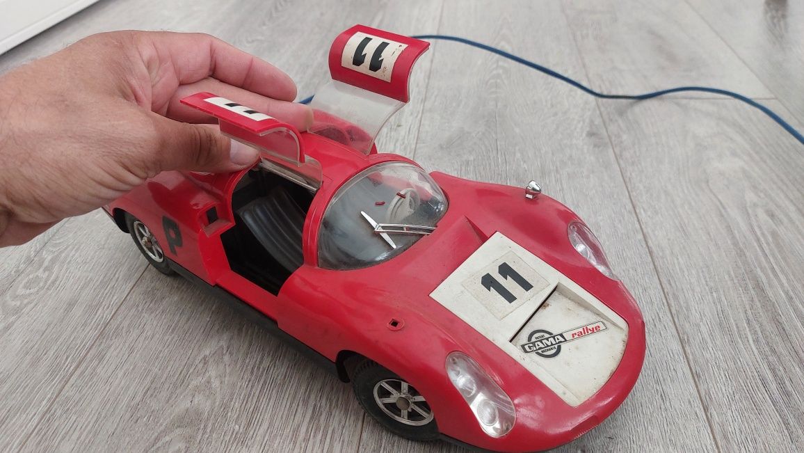 Zabawka auto na kabel Gama Porsche Carrera PRL retro DDR