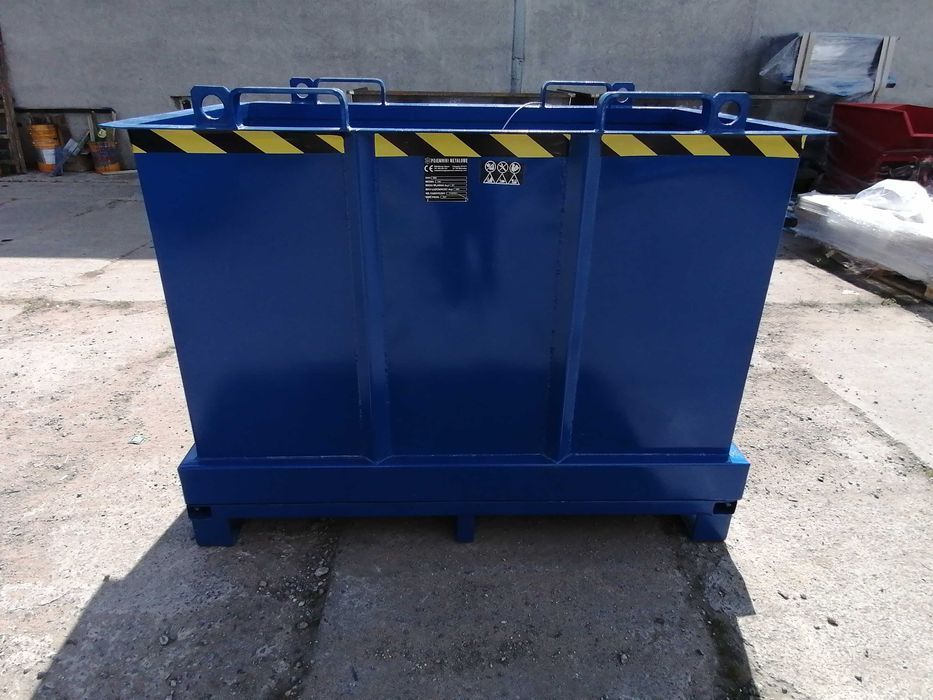 Kontener PMD 1500L Z Systemem Otwieranego Dna PRODUCENT